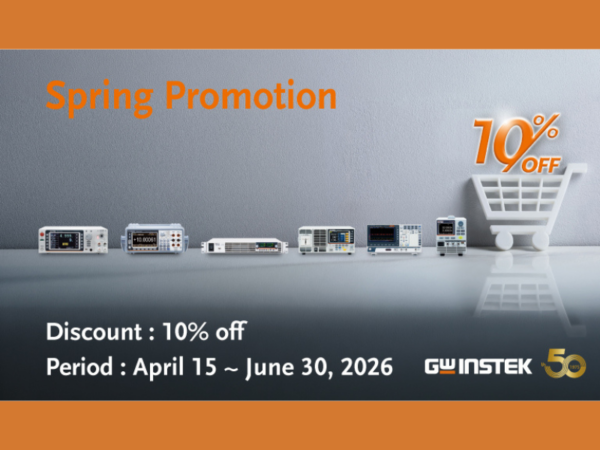 Spring Promo GW Instek